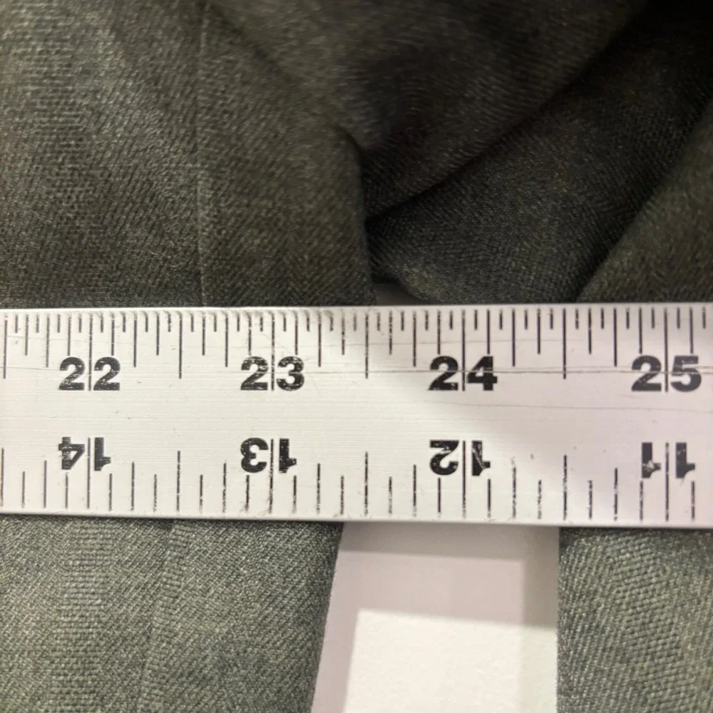 Banana Republic Tailored Fit Blazer 46R Olive Green Sport Coat 2-Button Stretch